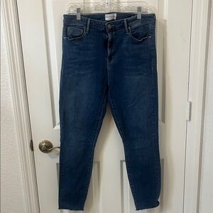 PARKER SMITH Dark Blue Skinny Jeans